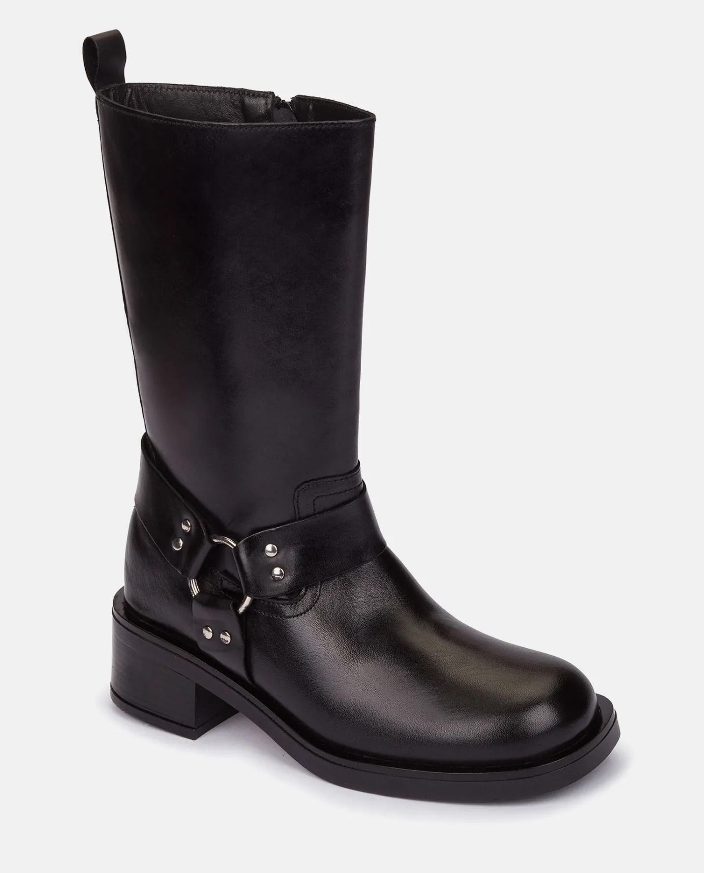 bota_plana_spa_negro_7.webp Yokono Bota Plana SPA-003 NEGRO | Mujer Botines | Botas