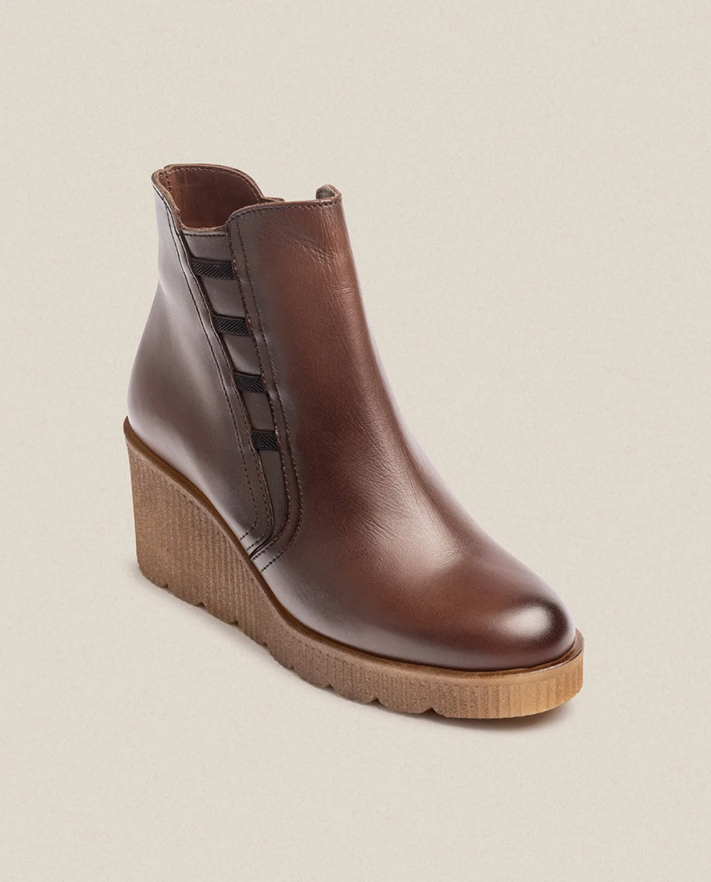 botn_de_cua_madona_marrn_1-2.webp Yokono Botín De Cuña MADONA-006 Marrón | Mujer Botines