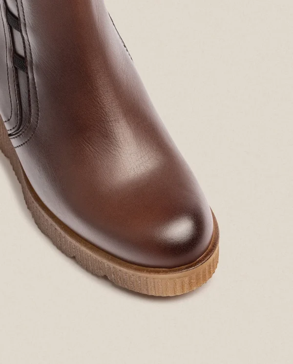 Yokono Botín De Cuña MADONA-006 Marrón | Mujer Botines