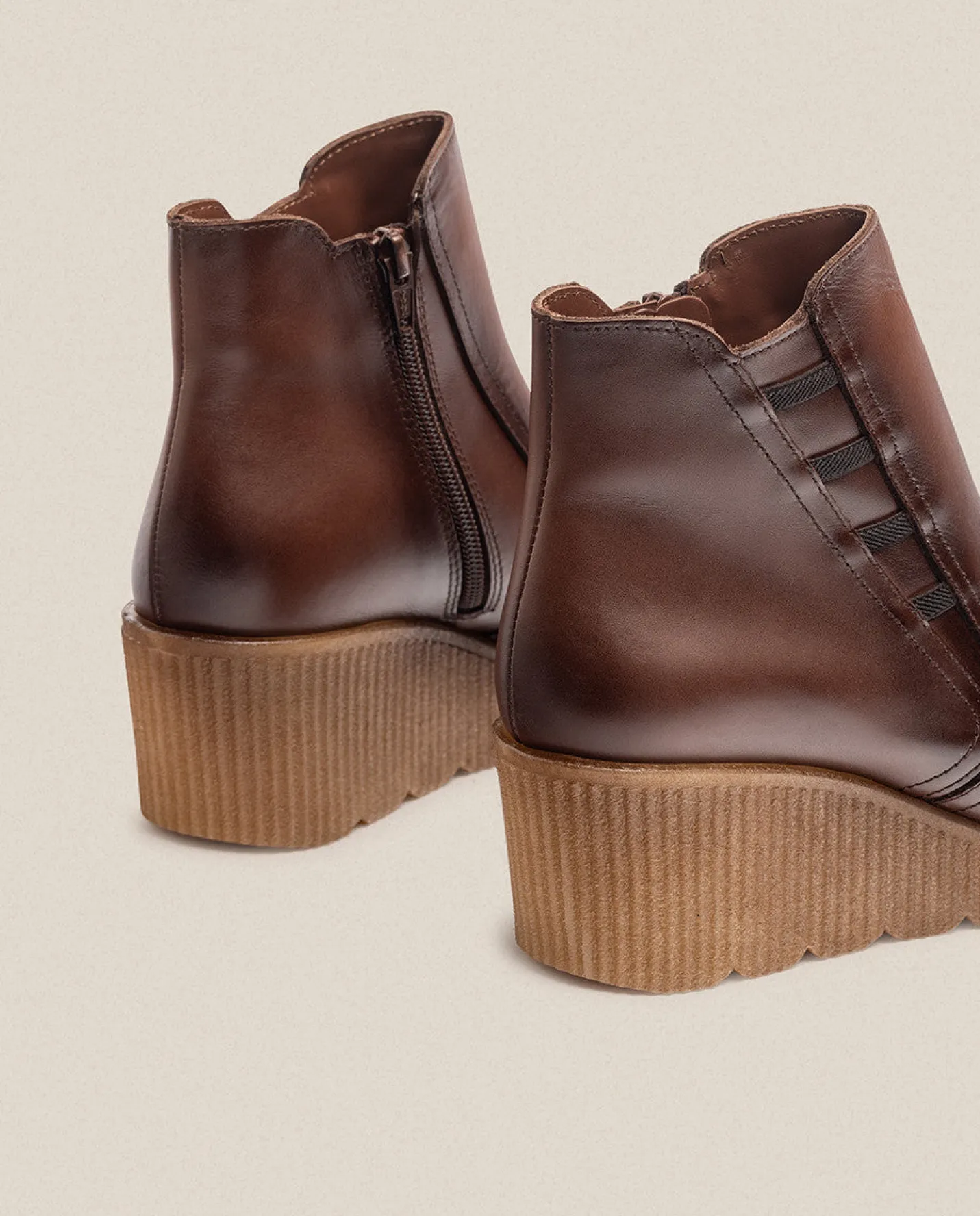 botn_de_cua_madona_marrn_3-2.webp Yokono Botín De Cuña MADONA-006 Marrón | Mujer Botines