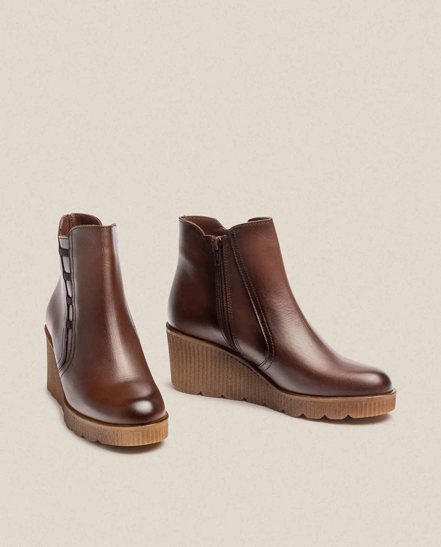 botn_de_cua_madona_marrn_4-2.webp Yokono Botín De Cuña MADONA-006 Marrón | Mujer Botines