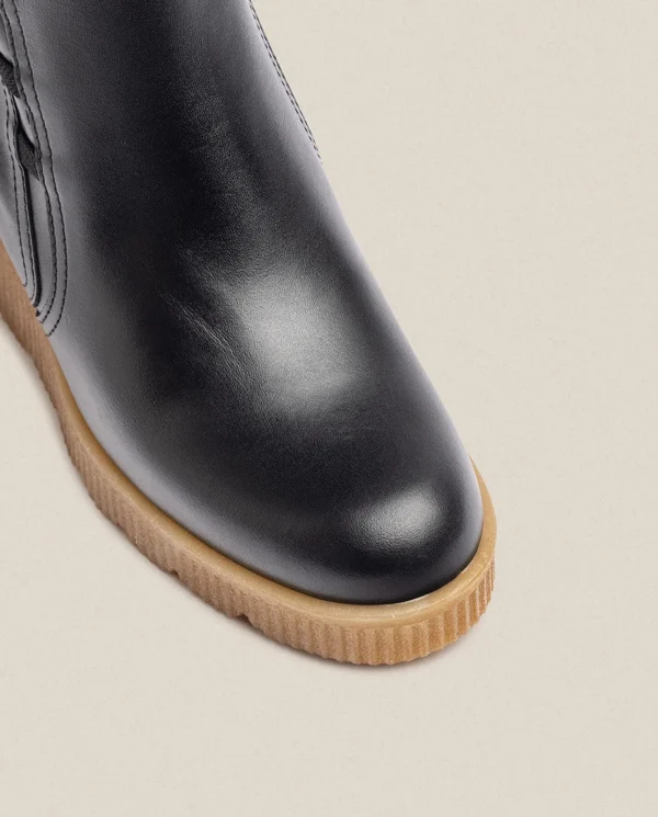 Yokono Botín De Cuña MADONA-006 Negro | Mujer Botines