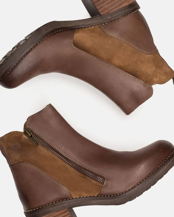 Yokono Botín De Tacón Mesina 002 Marrón | Mujer Botines