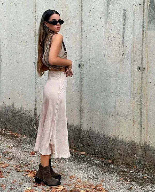 Yokono Botín De Tacón MESINA-003 GRIS | Mujer Botines