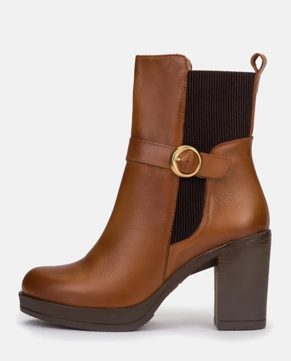 Yokono Botín De Tacón PILSEN-003 CUERO | Mujer Botines
