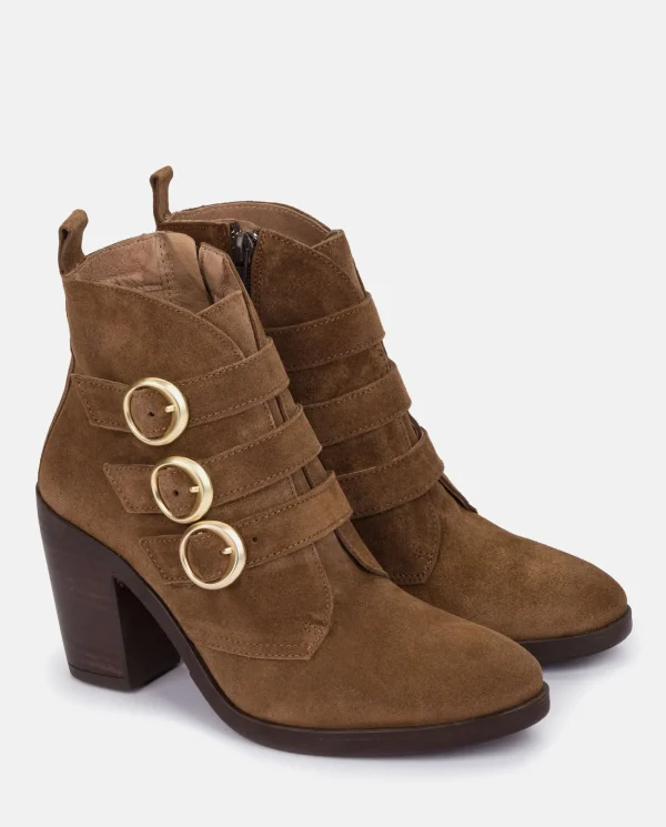 Yokono Botín De Tacón TOURS-005 Marrón | Mujer Botines