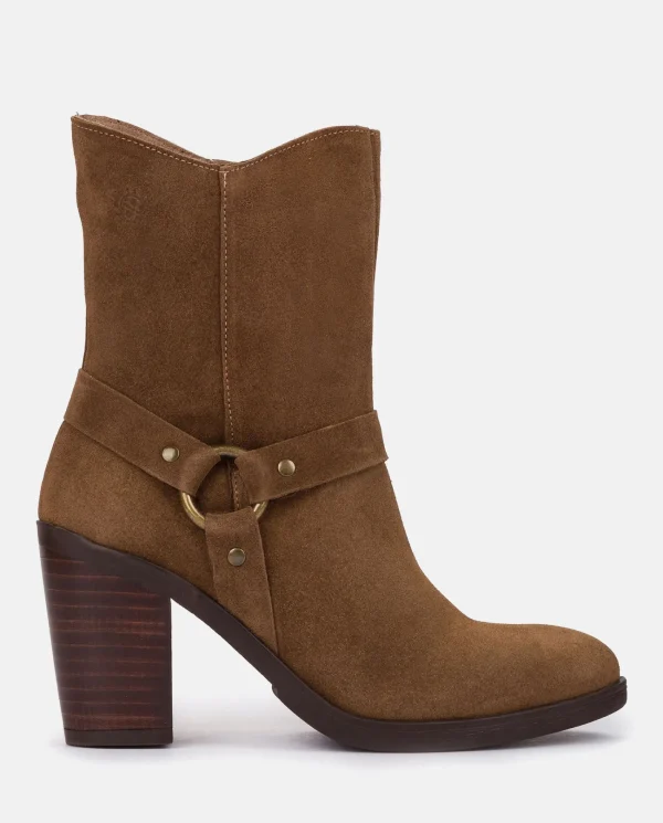 Yokono Botín De Tacón TOURS-008 MARRON | Mujer Botines