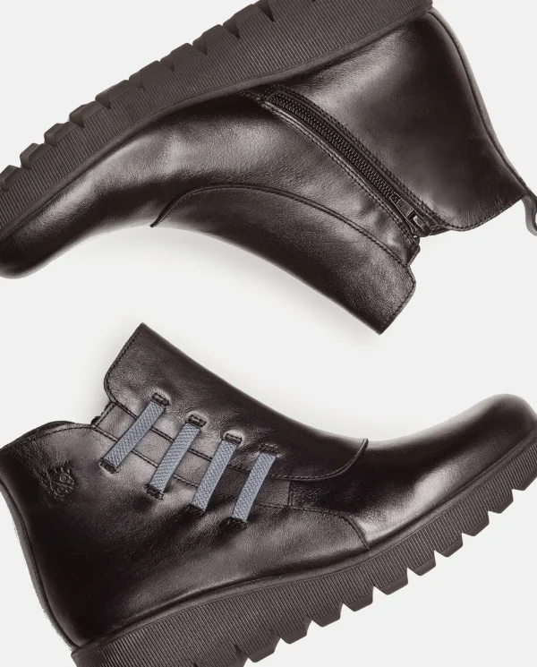 Yokono Botín Plano Atenas 033 Negro | Mujer Botines