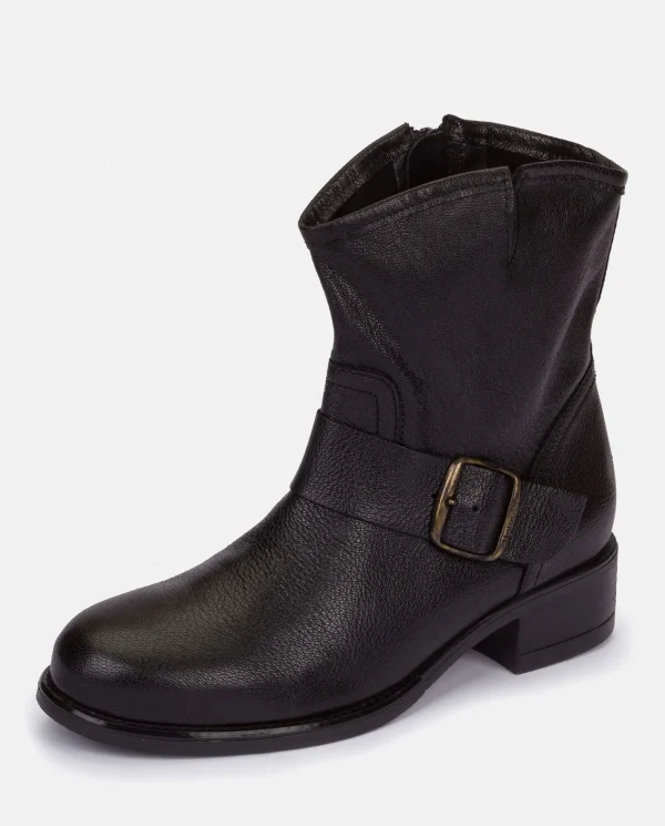 Yokono Botín Plano Cambra 001 Negro | Mujer Botines