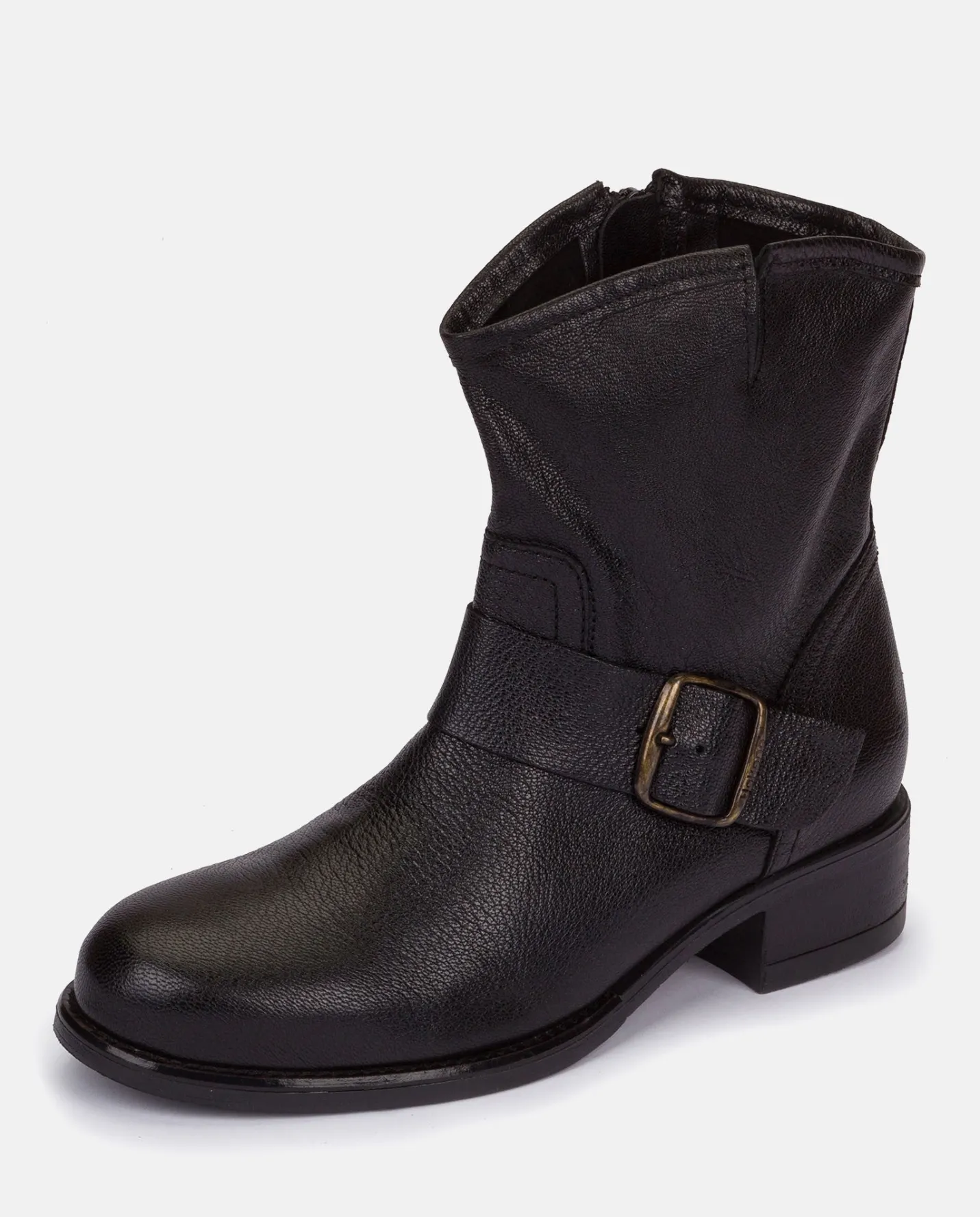 botn_plano_cambra__negro_6.webp Yokono Botín Plano Cambra 001 Negro | Mujer Botines