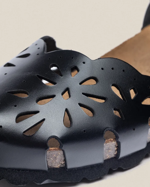 Yokono Sandalia De Cuña Monaco 047 Negro | Mujer Sandalias De Cuña