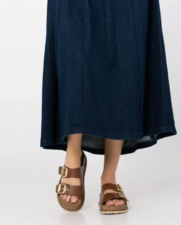 Yokono Sandalia De Plataforma Oca 013 Marrón | Mujer Sandalias De Plataforma