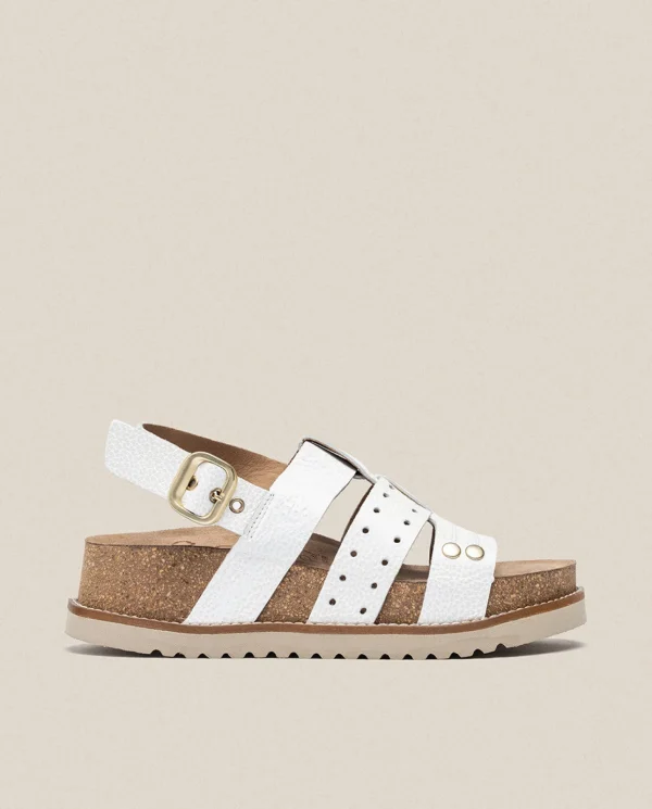 Yokono Sandalia De Plataforma Oca 007 Blanco | Mujer Sandalias De Plataforma