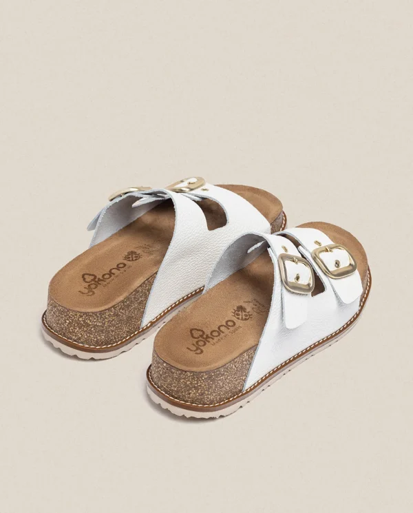 Yokono Sandalia De Plataforma Oca 013 Blanco | Mujer Sandalias De Plataforma