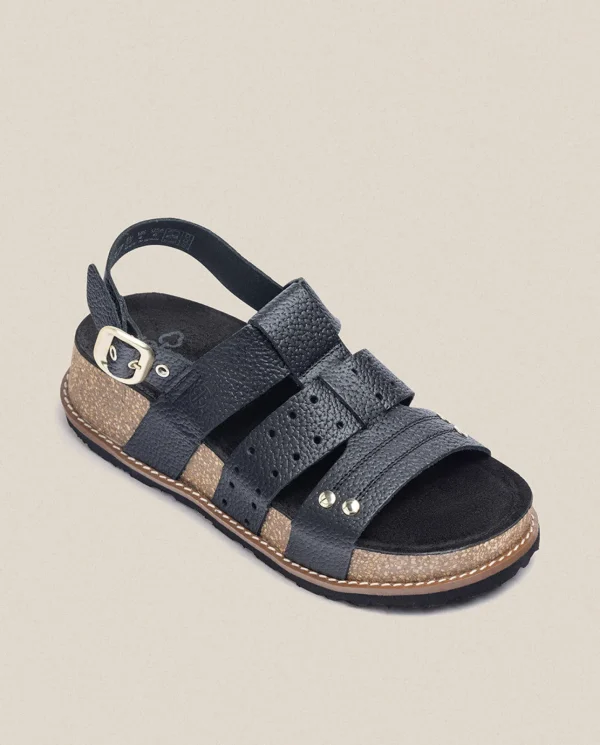 Yokono Sandalia De Plataforma Oca 007 Negro | Mujer Sandalias De Plataforma