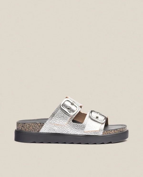 Yokono Sandalia De Plataforma Tunez 130 Plata | Mujer Sandalias De Plataforma