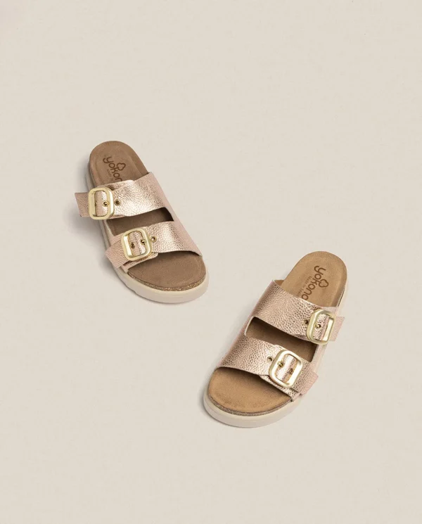 Yokono Sandalia De Plataforma Tunez 130 Rosa | Mujer Sandalias De Plataforma