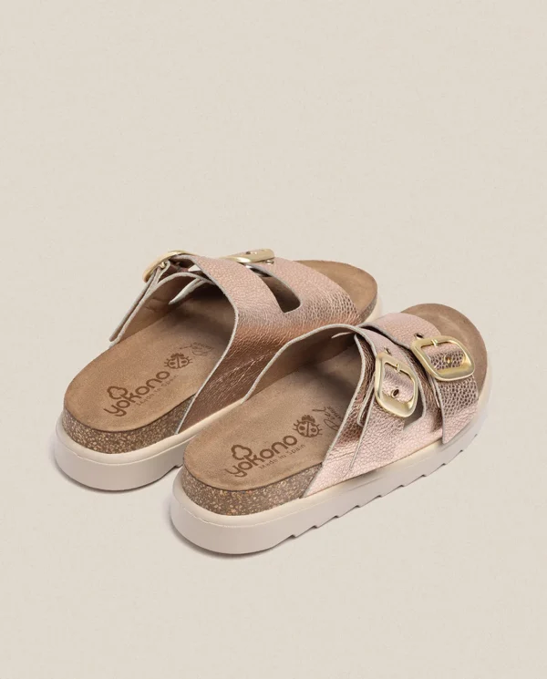 Yokono Sandalia De Plataforma Tunez 130 Rosa | Mujer Sandalias De Plataforma