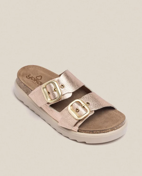 Yokono Sandalia De Plataforma Tunez 130 Rosa | Mujer Sandalias De Plataforma