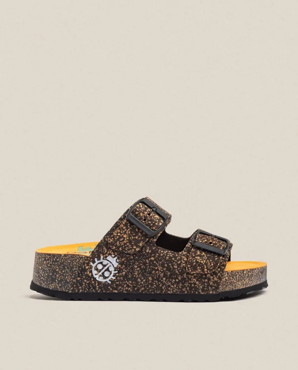 Yokono Sandalia De Plataforma West 003 Naranja | Mujer Sandalias De Plataforma