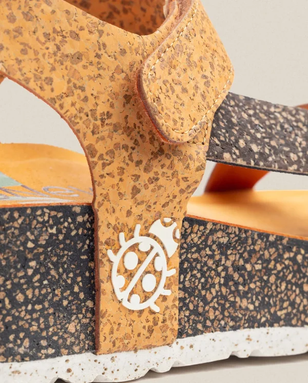 Yokono Sandalia De Plataforma West 007 Naranja | Mujer Sandalias De Plataforma