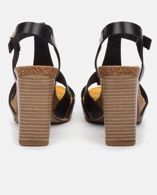 Yokono Sandalia De Tacón Caracas 101 Negro | Mujer Sandalias De Tacón