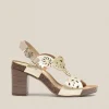Yokono Sandalia De Tacón Ponza 006 Dorado | Mujer Sandalias De Tacón