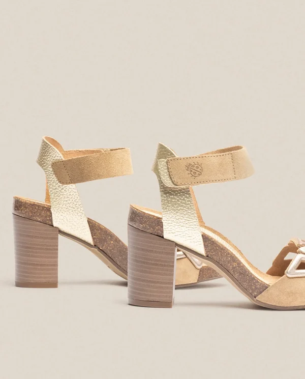 Yokono Sandalia De Tacón Ponza 007 Marron | Mujer Sandalias De Tacón