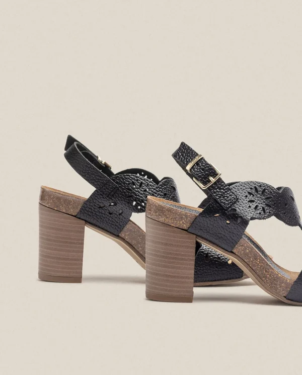 Yokono Sandalia De Tacón Ponza 006 Negro | Mujer Sandalias De Tacón