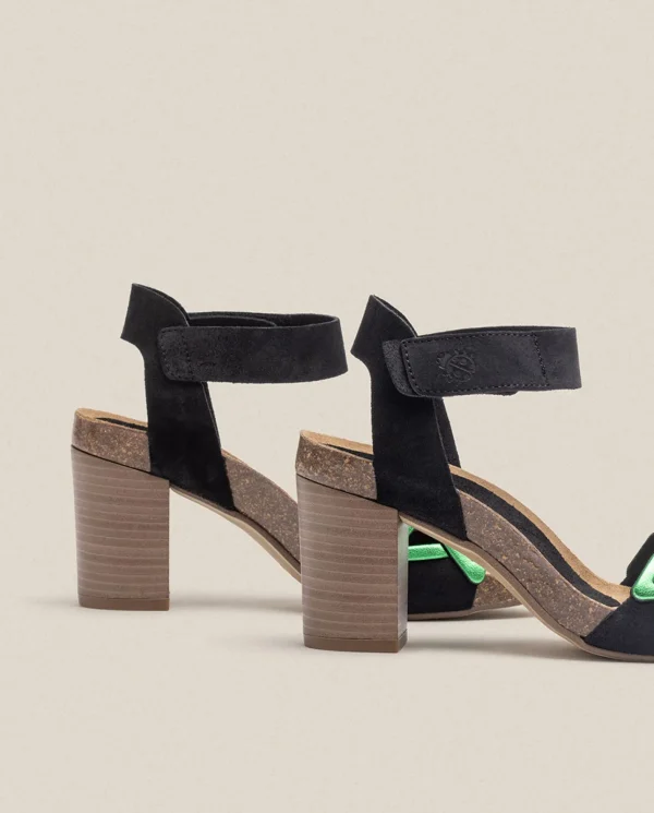 Yokono Sandalia De Tacón Ponza 007 Negro | Mujer Sandalias De Tacón