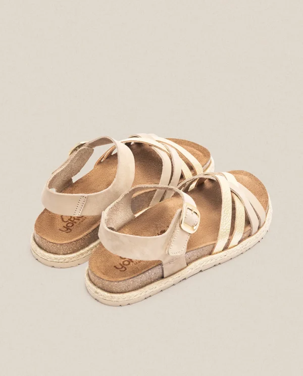 Yokono Sandalia Plana Arena 001 Beige | Mujer Sandalias Planas