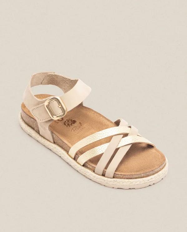Yokono Sandalia Plana Arena 001 Beige | Mujer Sandalias Planas
