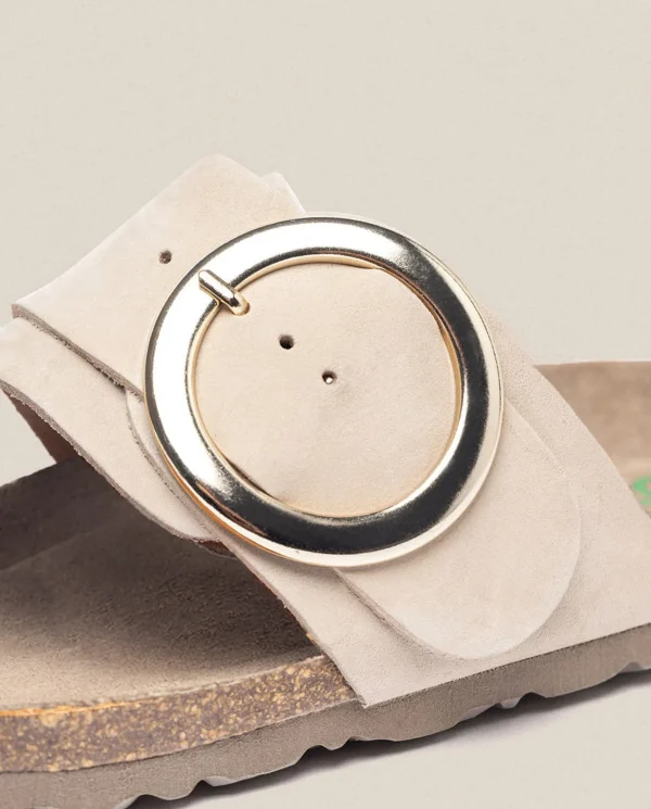 Yokono Sandalia Plana Granada 704 Beige | Mujer Sandalias Planas