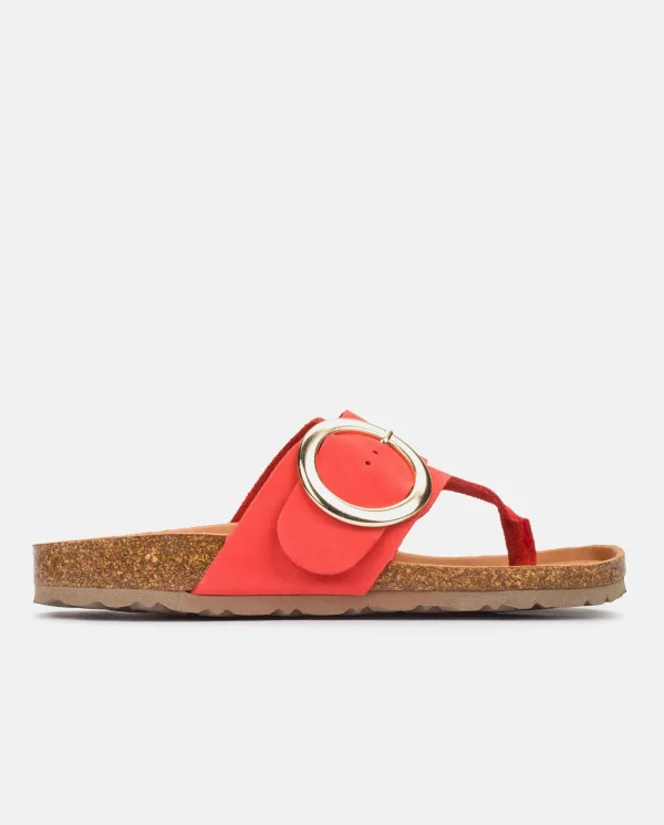 Yokono Sandalia Plana Granada 704 Coral | Mujer Sandalias Planas