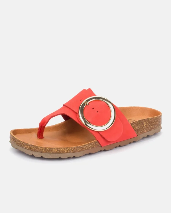 Yokono Sandalia Plana Granada 704 Coral | Mujer Sandalias Planas