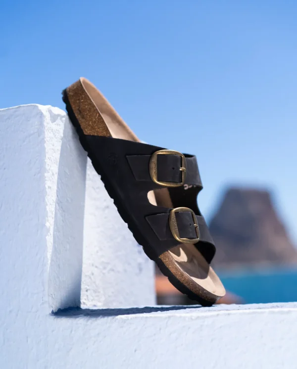 Yokono Sandalia Plana Granada 700 Negro | Mujer Sandalias Planas