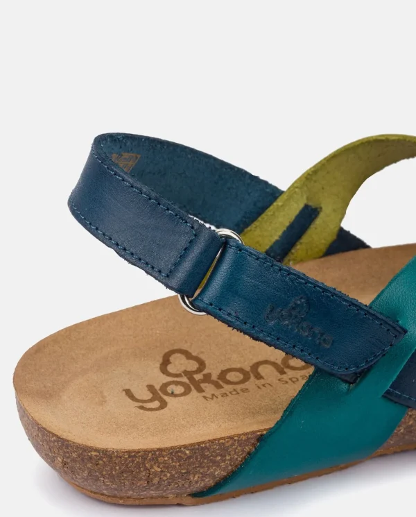 Yokono Sandalia Plana Ibiza 718 Azul | Mujer Sandalias Planas