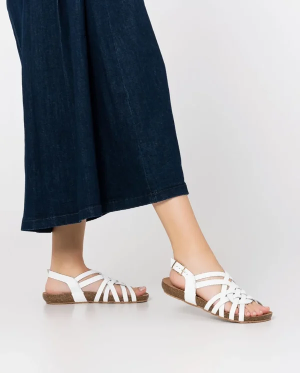 Yokono Sandalia Plana Ibiza 175 Blanco | Mujer Sandalias Planas
