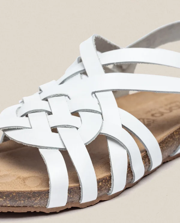 Yokono Sandalia Plana Ibiza 175 Blanco | Mujer Sandalias Planas