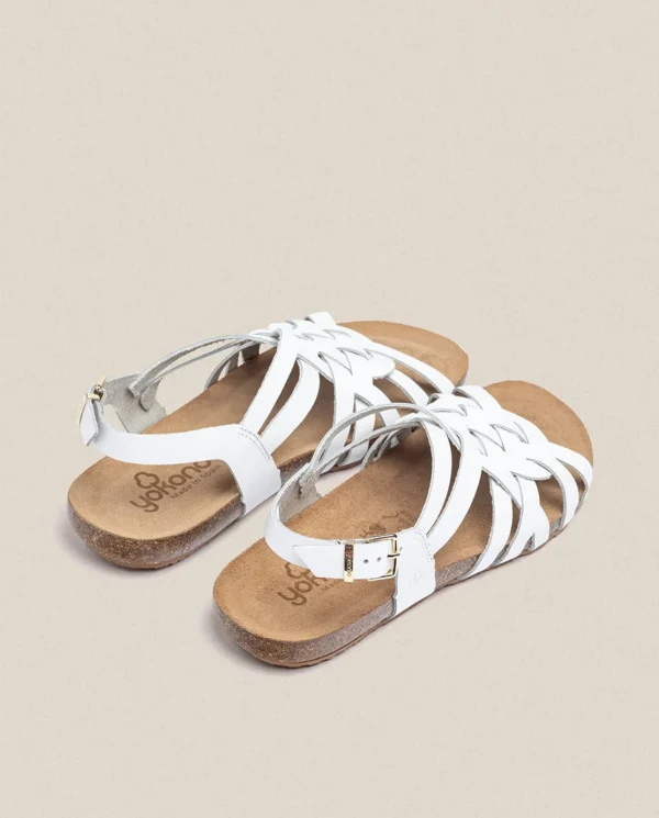 Yokono Sandalia Plana Ibiza 175 Blanco | Mujer Sandalias Planas