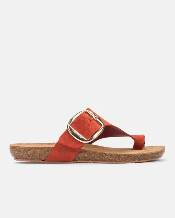 Yokono Sandalia Plana Ibiza 205 Naranja | Mujer Sandalias Planas