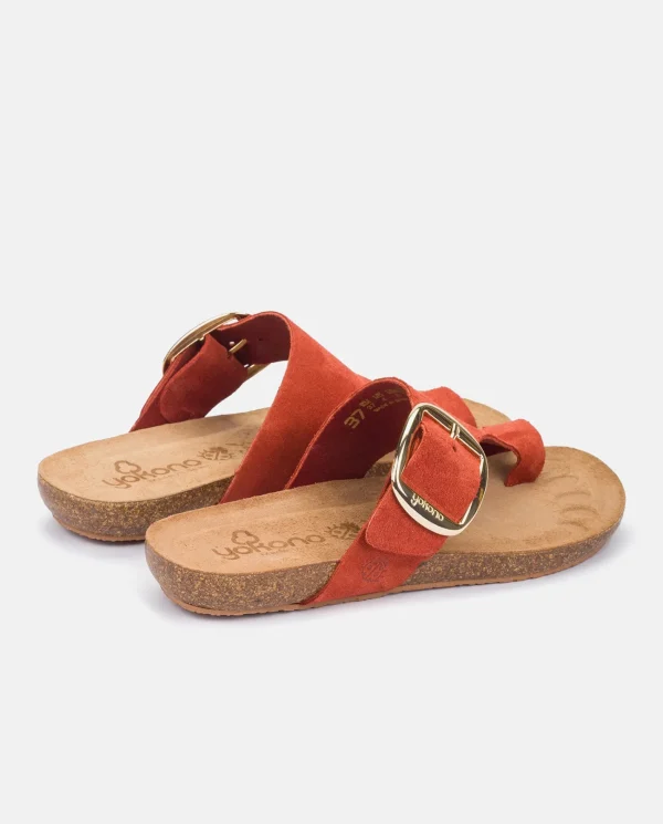 Yokono Sandalia Plana Ibiza 205 Naranja | Mujer Sandalias Planas