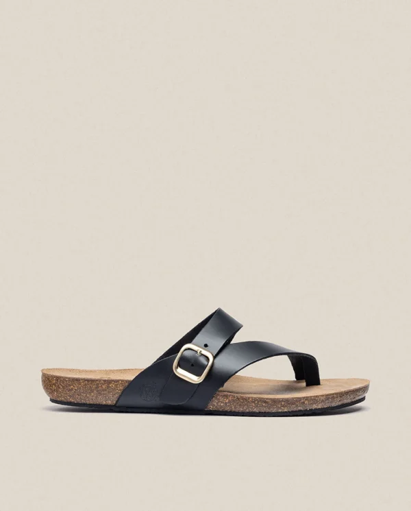 Yokono Sandalia Plana Ibiza 013 Negro | Mujer Sandalias Planas