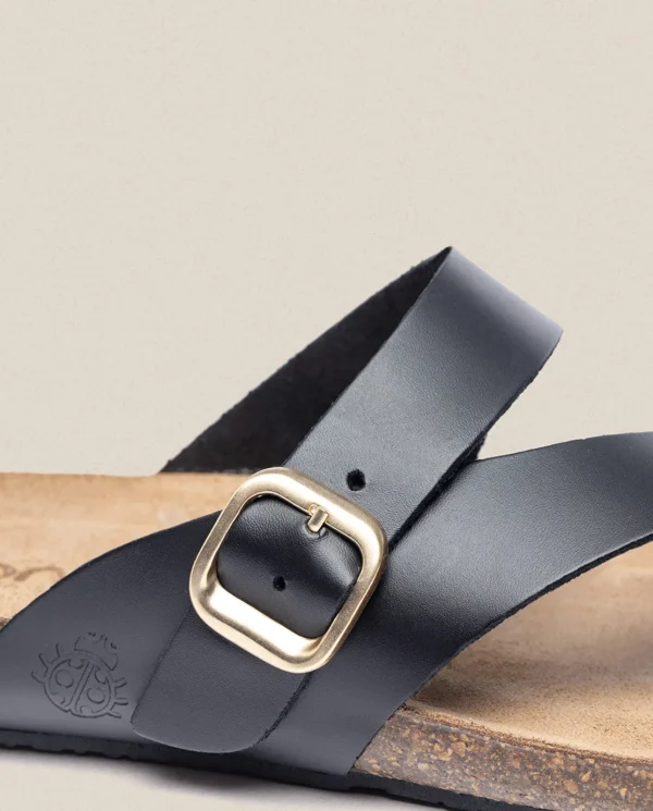 Yokono Sandalia Plana Ibiza 013 Negro | Mujer Sandalias Planas