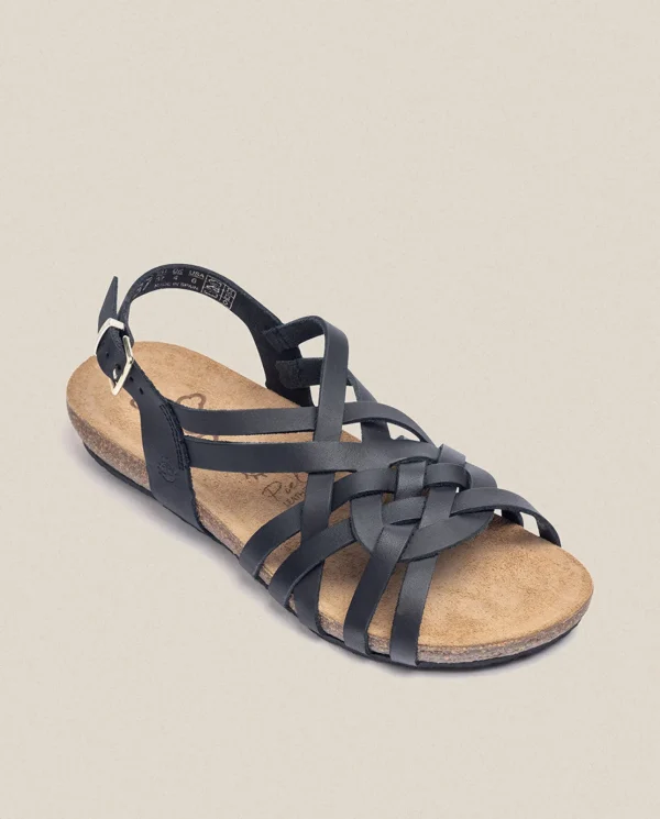 Yokono Sandalia Plana Ibiza 175 Negro | Mujer Sandalias Planas