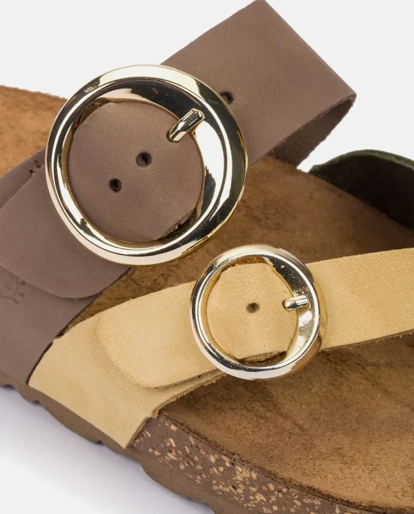 Yokono Sandalia Plana Jerba 122 Amarillo | Mujer Sandalias Planas