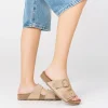Yokono Sandalia Plana Jerba 136 Beige | Mujer Sandalias Planas