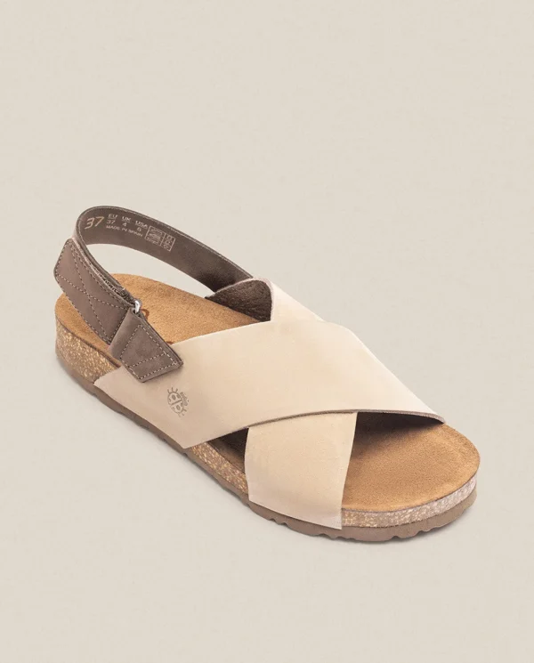 Yokono Sandalia Plana Jerba 134 Beige | Mujer Sandalias Planas