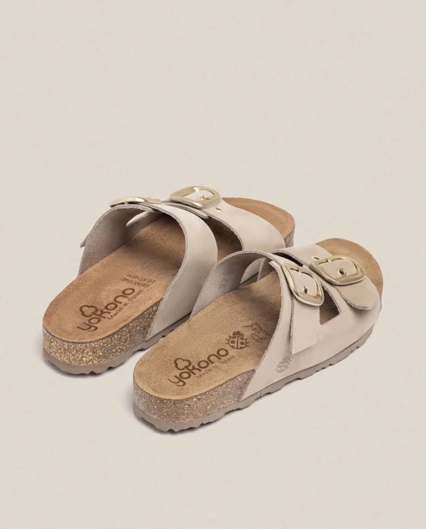 Yokono Sandalia Plana Jerba 136 Beige | Mujer Sandalias Planas