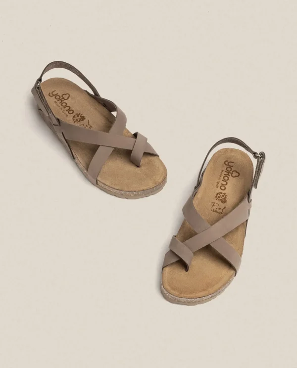 Yokono Sandalia Plana Jerba 718 Marrón | Mujer Sandalias Planas